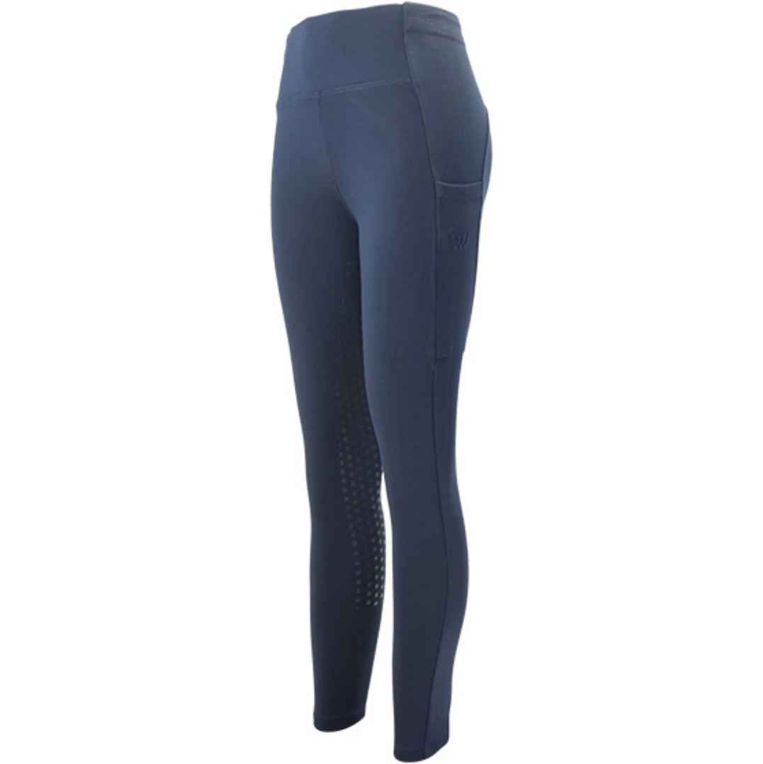 Woof Wear Winter Riding Tights - Full Seat WA0015-NANA - Navy